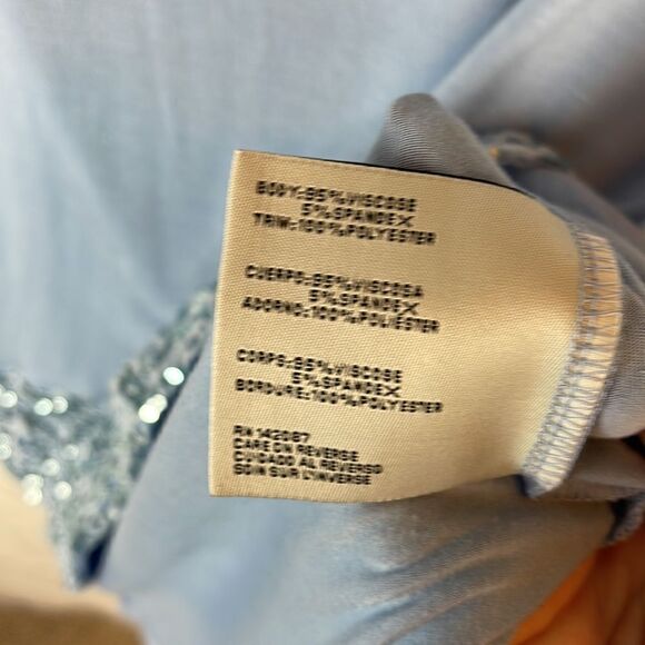 Simply Noelle Asymmetrical Blouse with Sequin Hem NWT - Picture 6 of 6